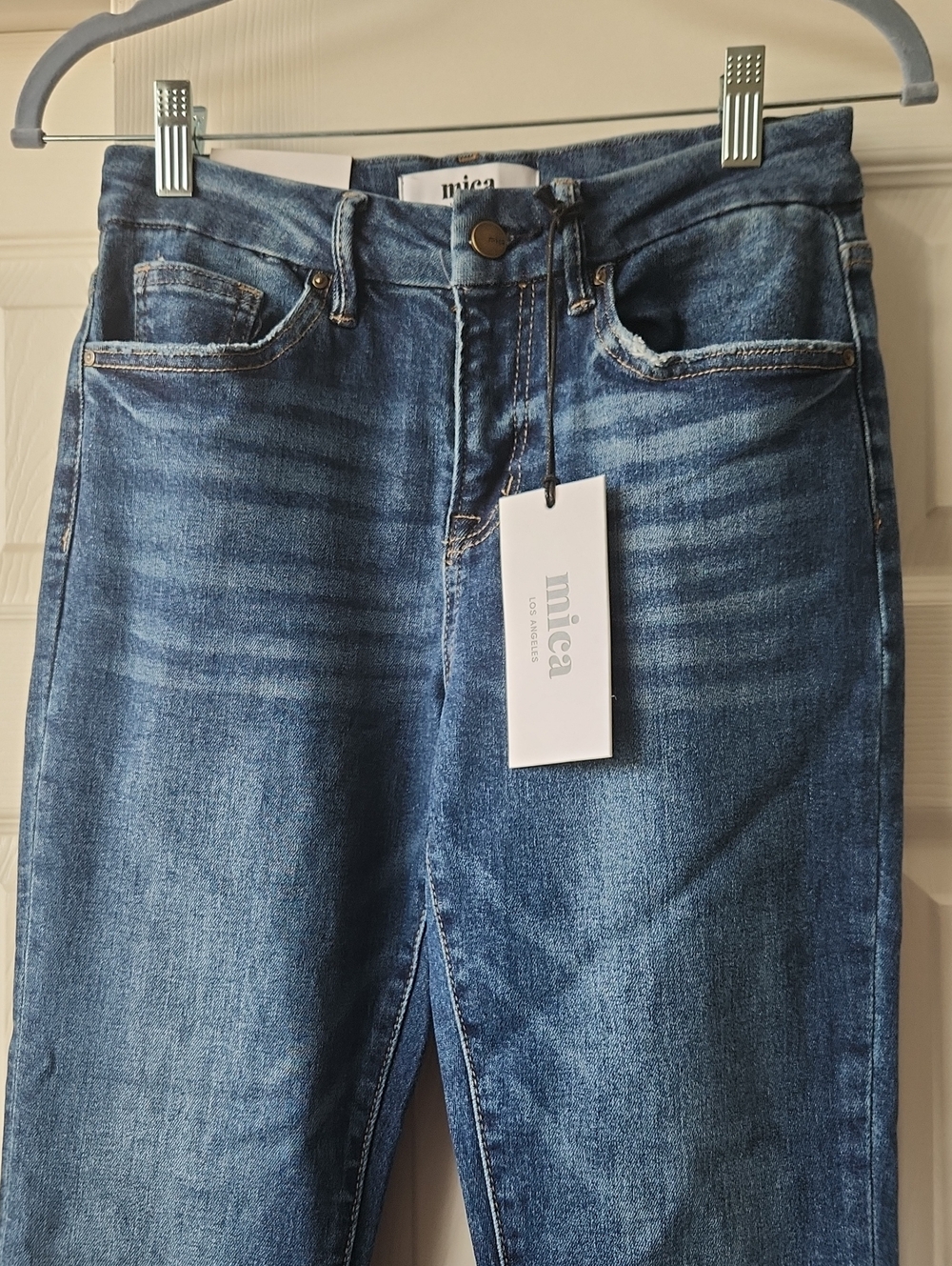 NWT Mica High-Rise Dark Blue Bootcut Jeans for Women - Picture 2 of 4